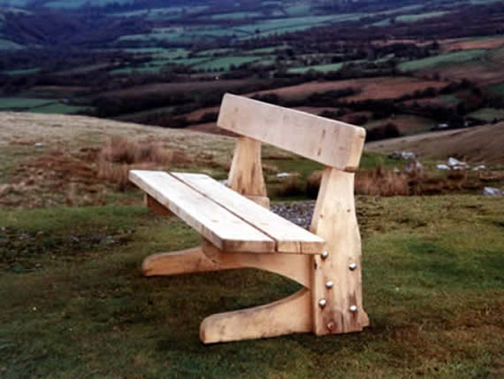 Standard wooden bench